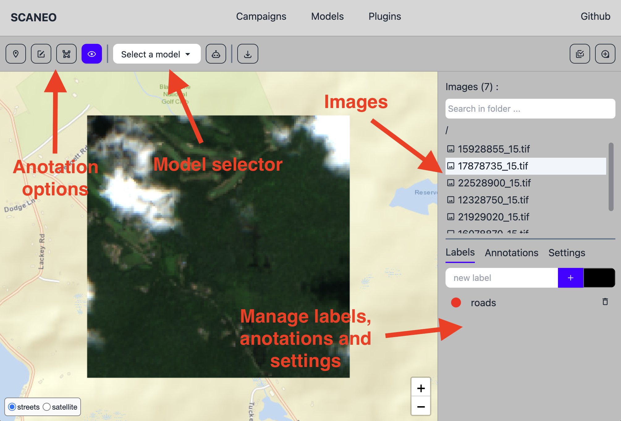 Labelling Interface